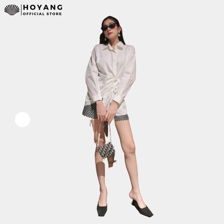 Áo Sơ Mi Rút Dây Cách Điệu Cá Tính HOYANG A194