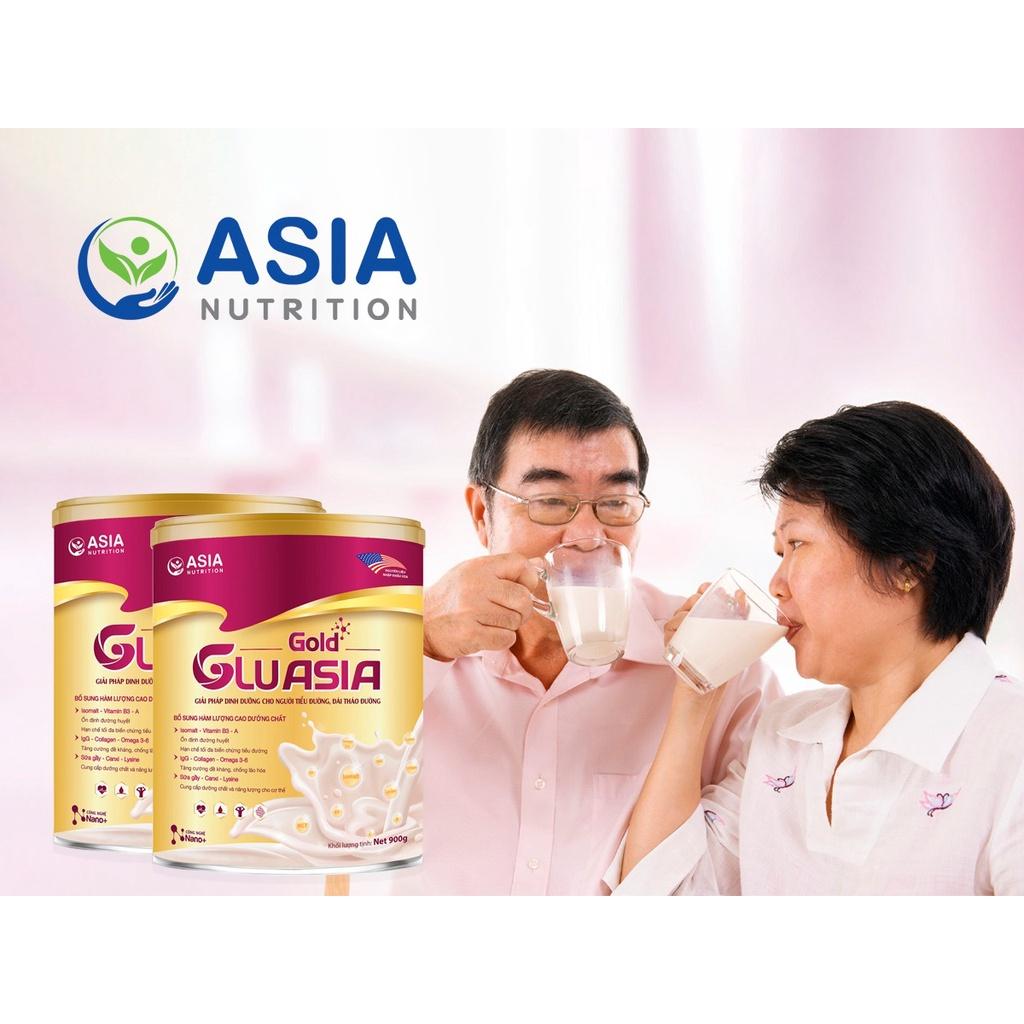 Sữa tiểu đường Glu Asia Gold cao cấp ASIA NUTRITION 400g tác dụng cung cấp dinh dưỡng, năng lượng cho người tiểu đường