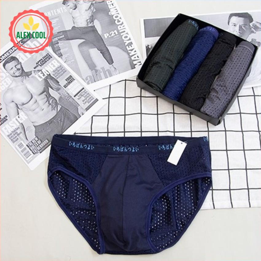 hộp 4 quần sịp quần lót nam cao cấp