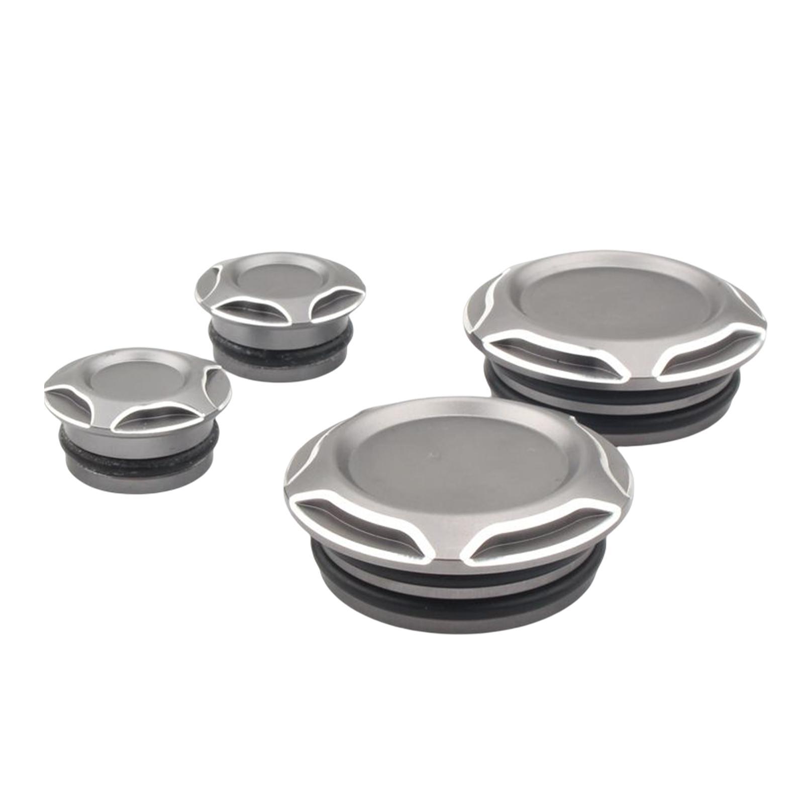 4Pcs Motorcycle Frame Hole Caps Protective Plug for  400 800