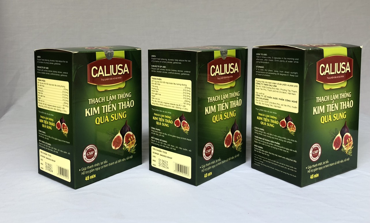 Thạch Lâm Thông Kim Tiền Thảo Quả Sung Cali usa