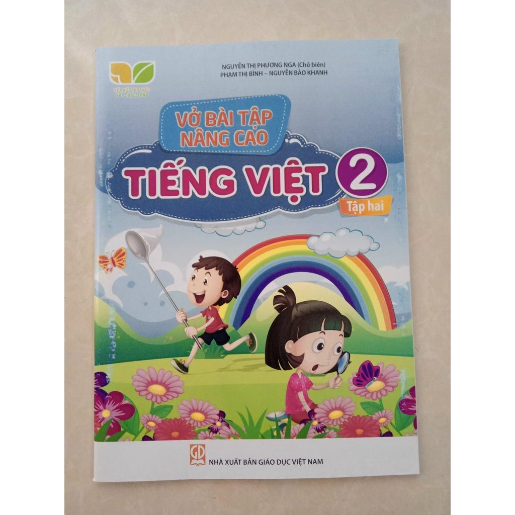 Sách - Combo Vở bài tập nâng cao tiếng việt lớp 2
