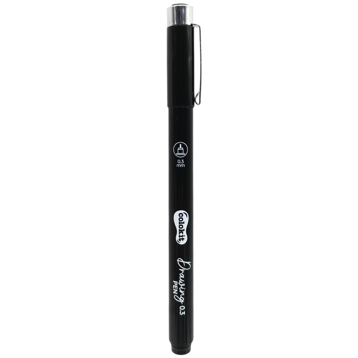 Bút Kim Kỹ Thuật 0.3 mm - Drawing Pen - Colorkit DW-C002 - Mực Đen