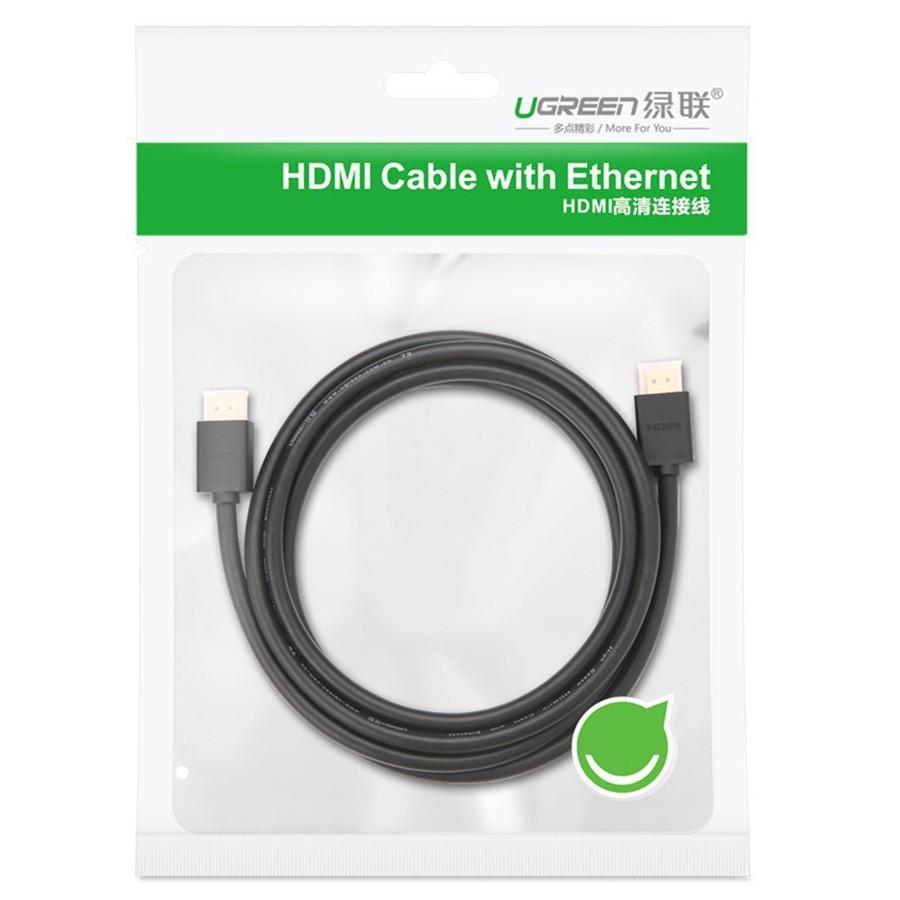 Dây HDMI dài 3M Ugreen 10108 3D*4K - Cáp HDMI To HDMI -Hàng Chính Hãng