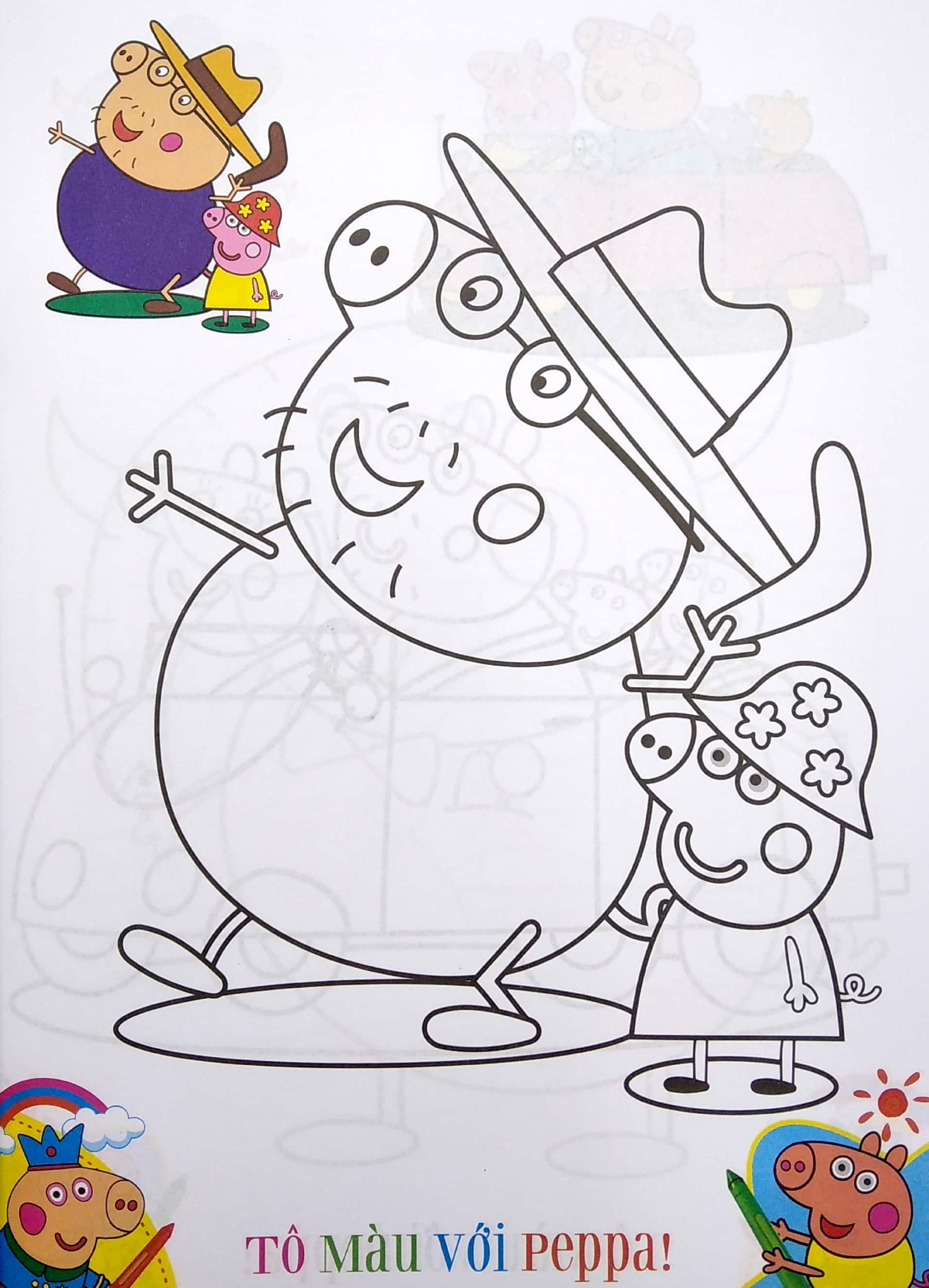 Sách - Tô Màu Peppa Pig - Tập 3 (Tái Bản 2024)
