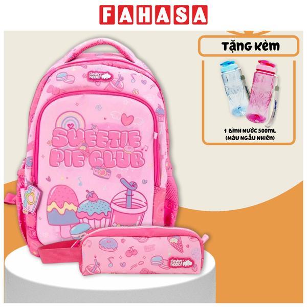 Combo Ba Lô Activego + Bóp Viết Sweetie Pie Club Clever Hippo - Trung Học (Tặng Kèm Bình Nước 500ml)