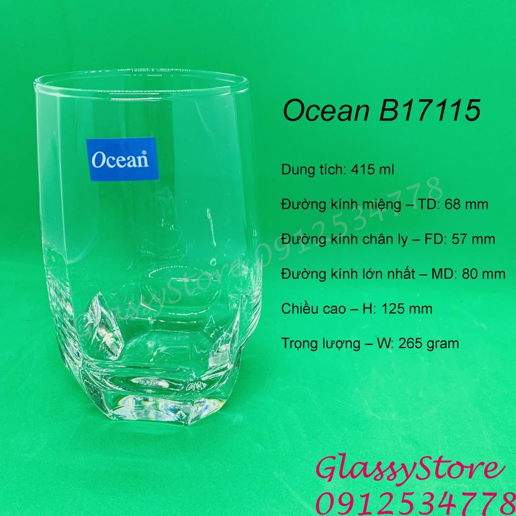 Ly (cốc) thủy tinh Ocean Charisma Rock – B17112 – 340ml / B17115 – 415ml (Hàng nhập khẩu Thái Lan chính hãng)