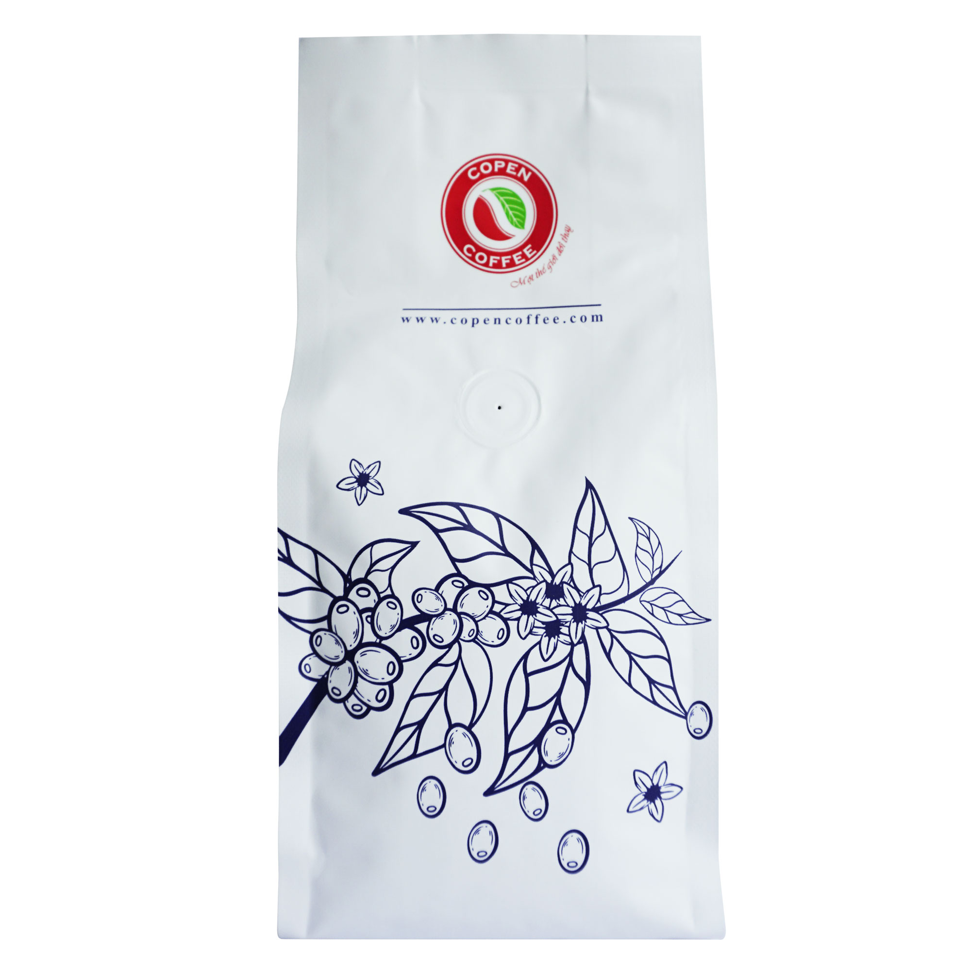 Cà phê hạt Copen Coffee Arabica túi 200g đắng nhẹ, chua thanh