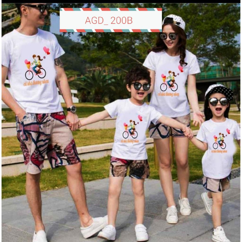 Áo gia đình mẫu đạp xe - MÃ AGD 200