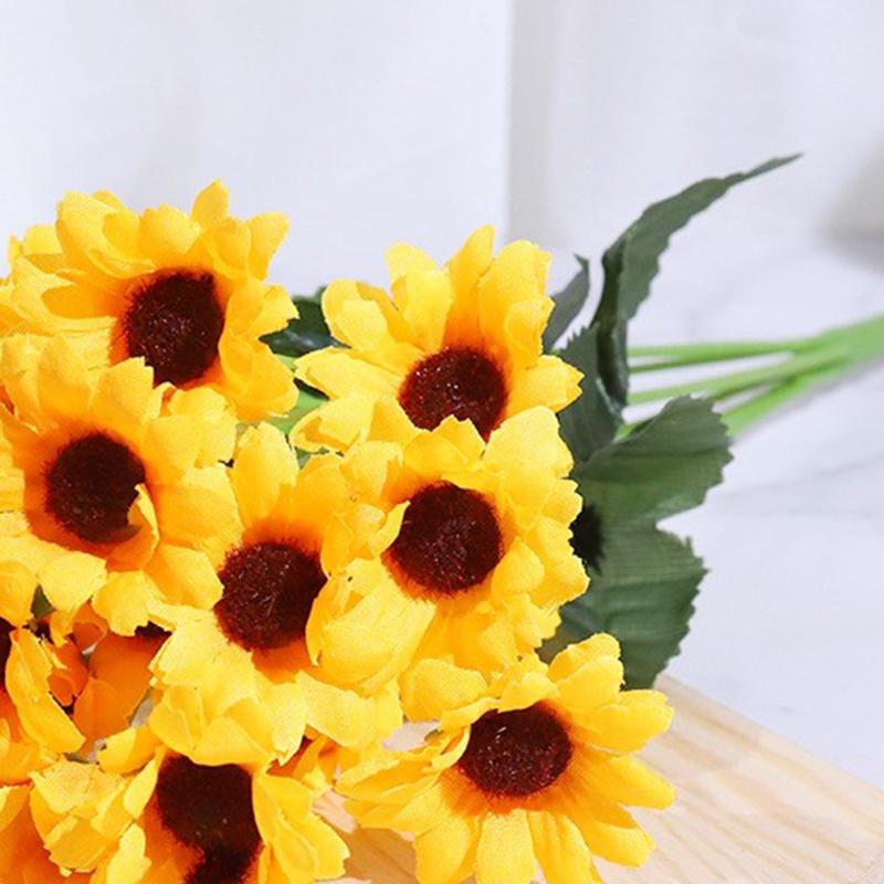 Hoa Hướng Dương Nhân Tạo Trang Trí Đa Dụng Chất Lượng Cao