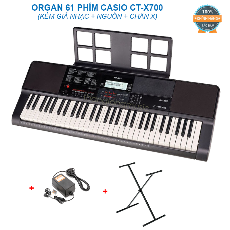 Bộ Đàn Organ Casio CT-X700 Kèm Chân X