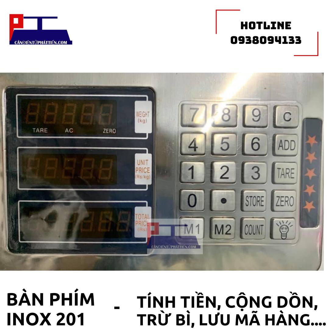 Cân bàn Inox 202 giá rẻ 60kg