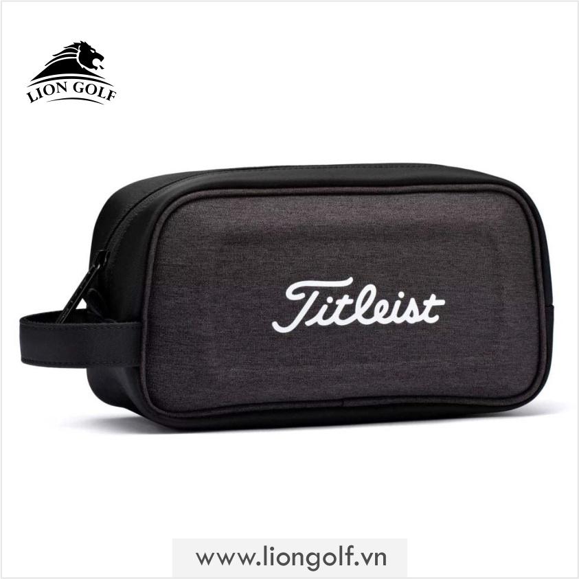 Túi cầm tay Titleist SIMPLE ATHLETE POUCH CHARCOAL-BLACK TA21SAPK-20