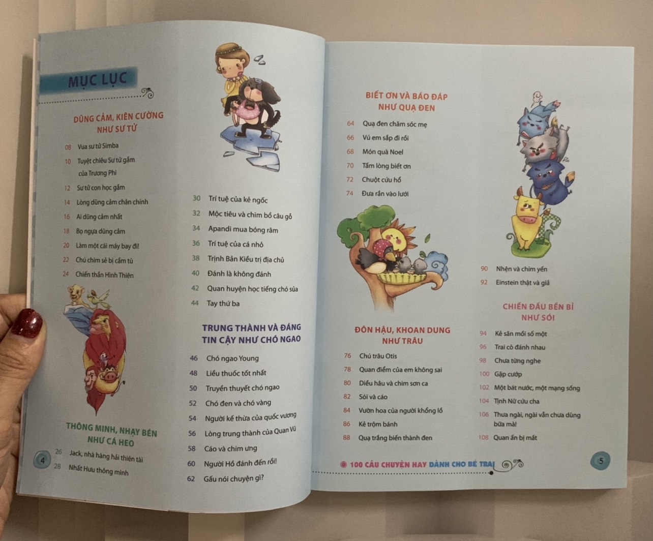 Sách - 100 câu chuyện hay dành cho bé trai