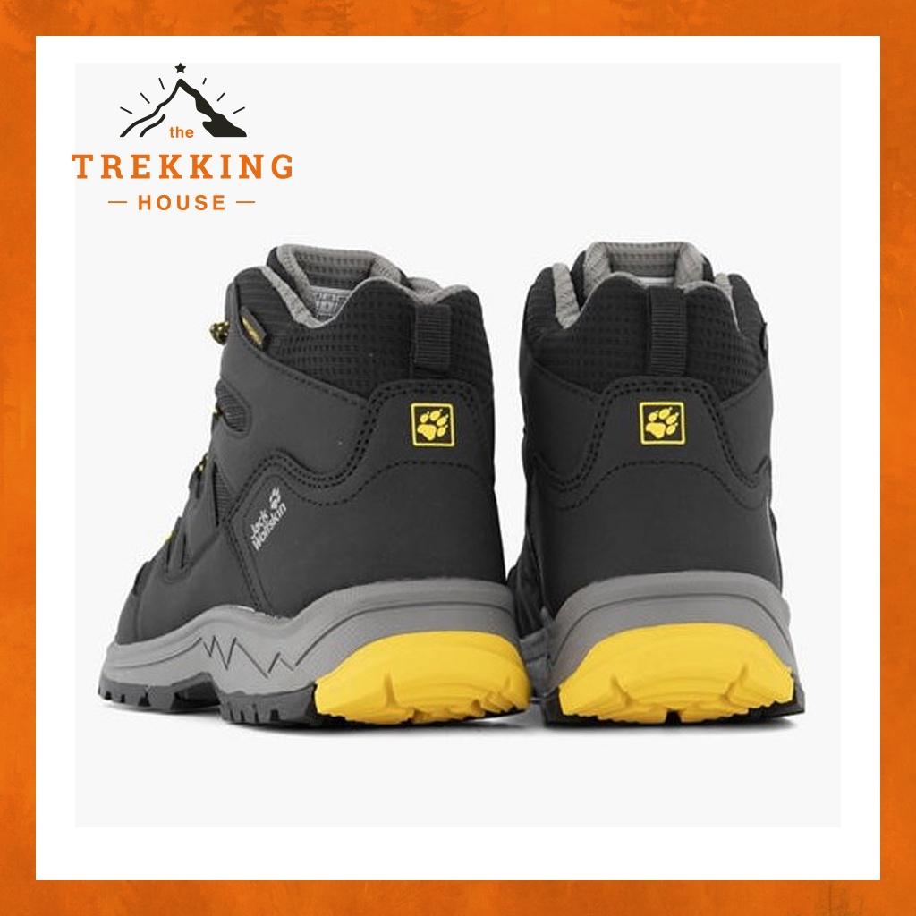 Giày leo núi trekking chống thấm nước Jack Wolfskin, Giày phượt dã ngoại