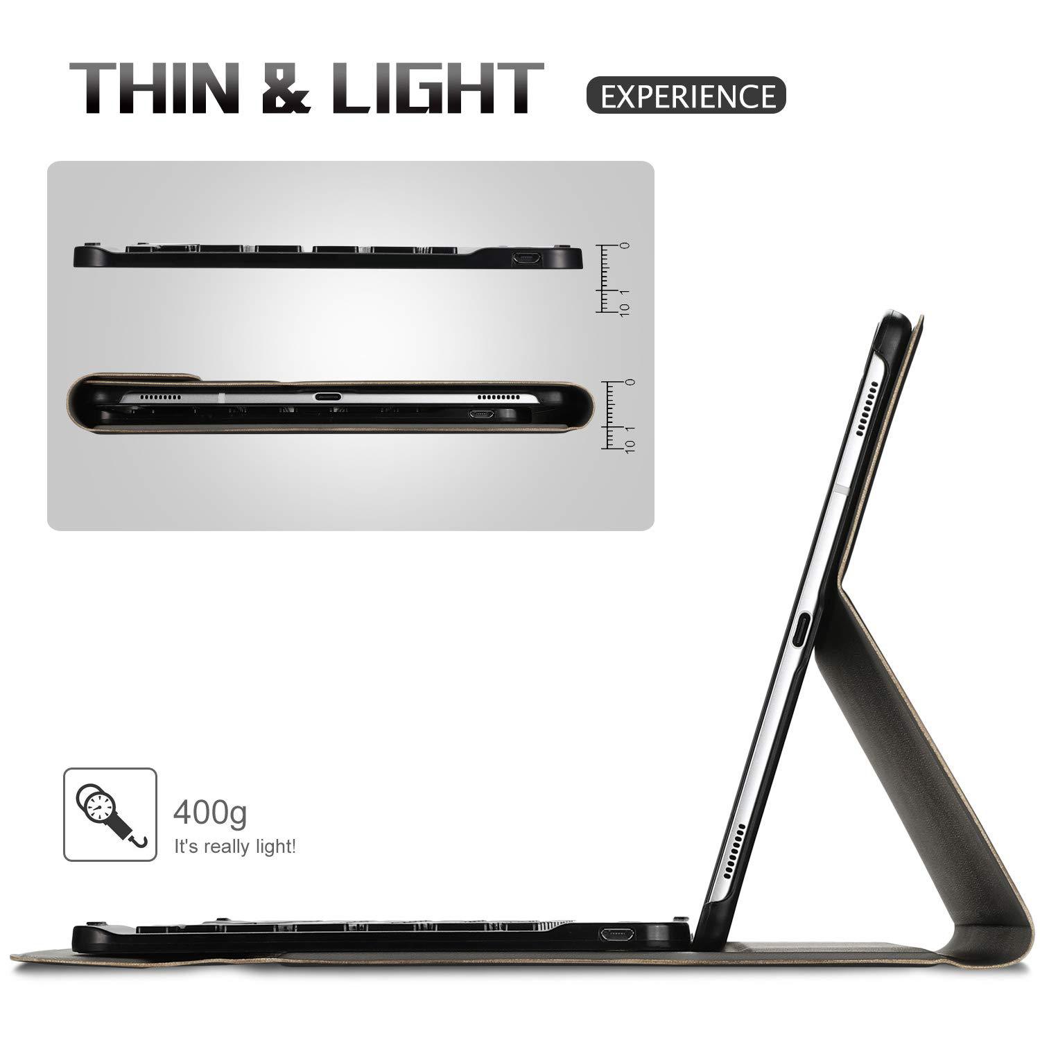 Bao Da Kèm Bàn Phím Dành Cho Samsung Galaxy Tab S6 10.5 T860 / T865 S5E 10.5 2019 T720 / T725 Bluetooth