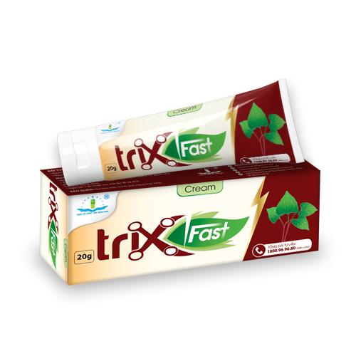 Hình ảnh KEM BÔI TRĨ TRIX FAST CREAM Giảm tình trạng ngứa, đau, nóng rát vùng hậu môn, giảm tình trạng viêm, đau ngứa khó chịu của trĩ, táo bón (Type 20g)