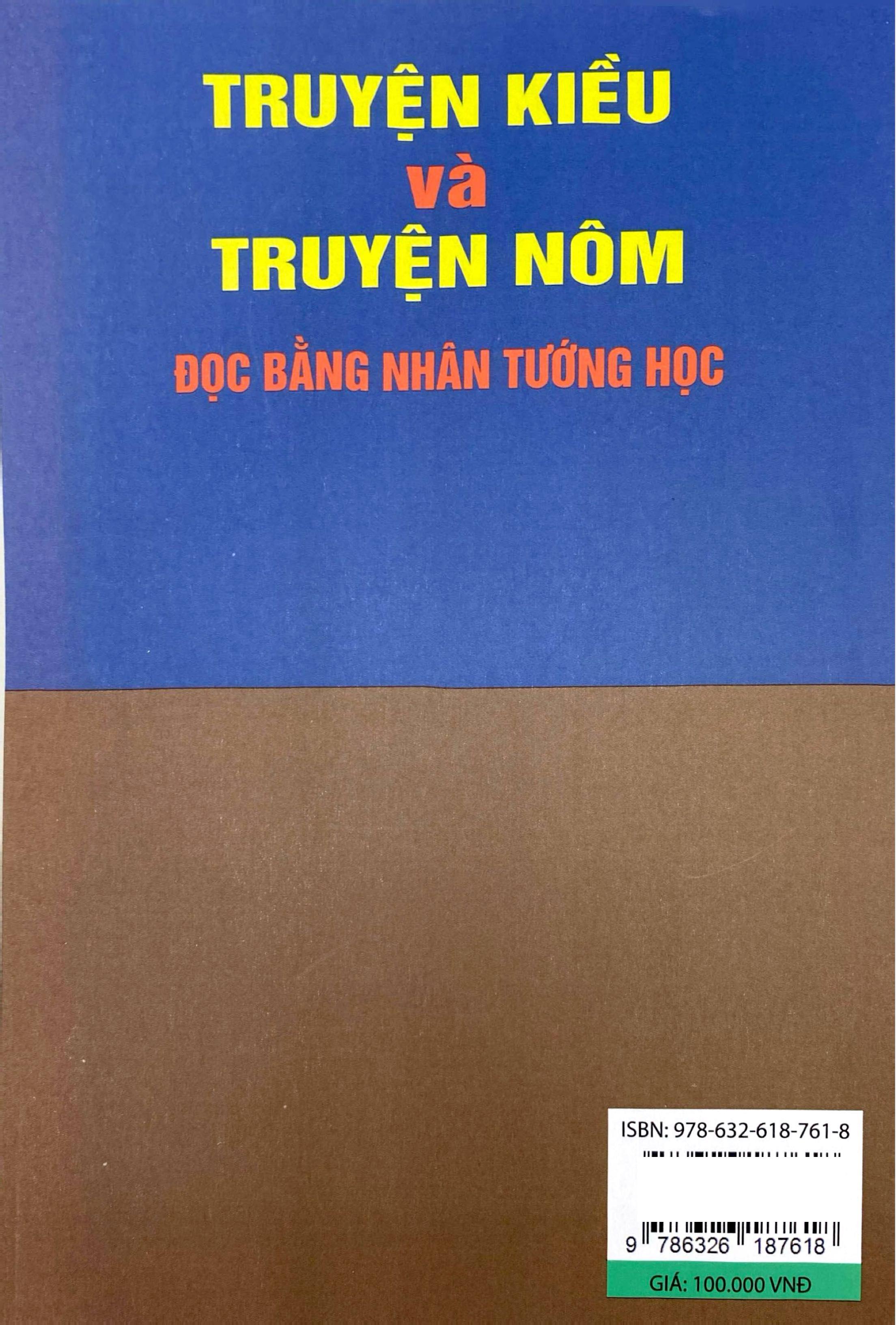 Sách - Truyện Kiều Và Truyện Nôm Đọc Bằng Nhân Tướng Học