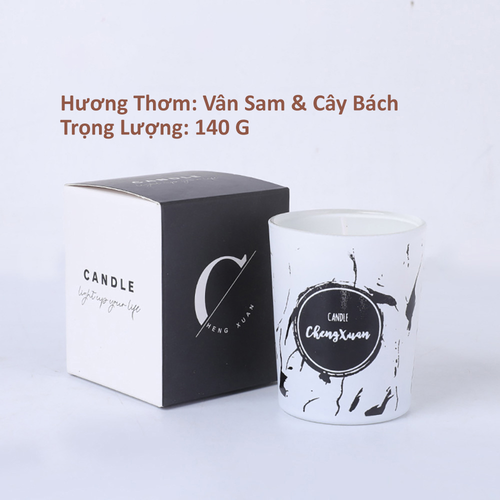 Nến thơm candle 50g sáp đậu nành không khói mùi hương tự nhiên làm trang trí decor quà tặng độc đáo  - 6. White Musk &amp; Freesia