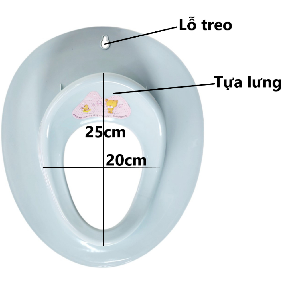 Bệ thu nhỏ bồn cầu cho bé , thu nhỏ bồn cầu cho bé đi vệ sinh thoải mái Việt Nhật - Hàng chính hãng