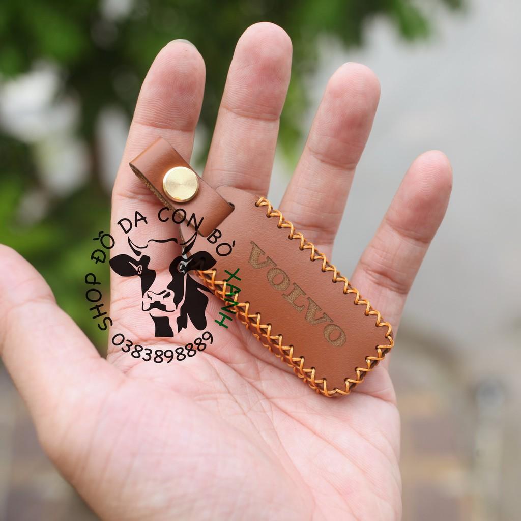 Bao da dành cho Chìa Khóa Volvo Sport Key đi kèm XC90, XC60, XC40, V90, S90, S60 handmade da thật 003