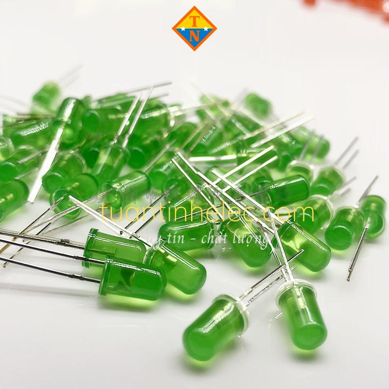LED 5 MM đơn sắc đỏ, xanh lá cây, vàng, xanh dương, trắng