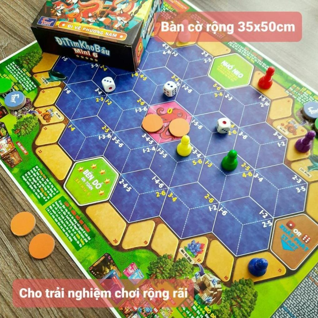 Boardgame Đi Tìm Kho Báu Mini 6 - Foxi