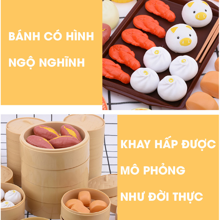 Đồ chơi trẻ em nhà bếp cỡ lớn - tặng 1 lọ tinh dầu sả chanh Ong Vàng đuổi muỗi như trong hình