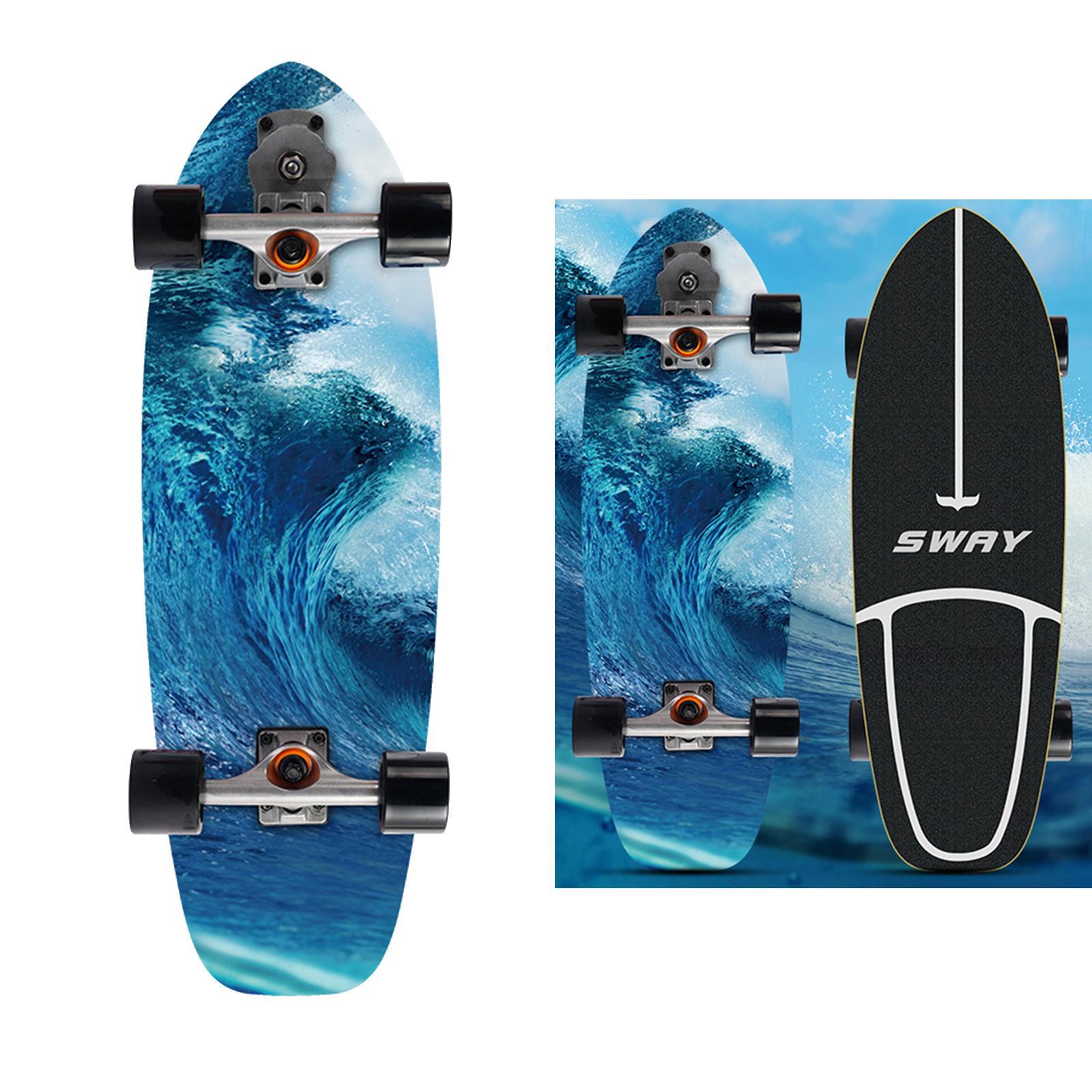 Skateboard Kids Youth Teens Surfing Starter Skate  Longboard