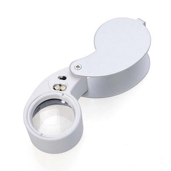 Kính lúp cầm tay 40x Có Đèn