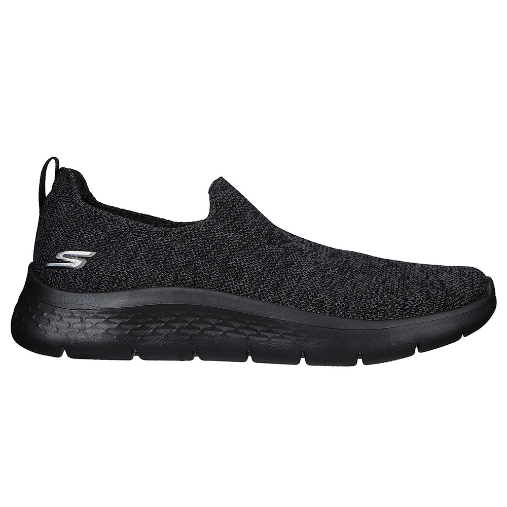 Skechers Nam Giày Thể Thao Xỏ Chân Đi Bộ Giặt Máy Được, Tập Gym, Đi Học, Đi Làm, Thường Ngày GOwalk Flex Utopia Walking Air-Cooled Goga Mat Extra Wide Fit, Flex, Machine Washable, Ortholite, Ultra Go - 216490-BBK