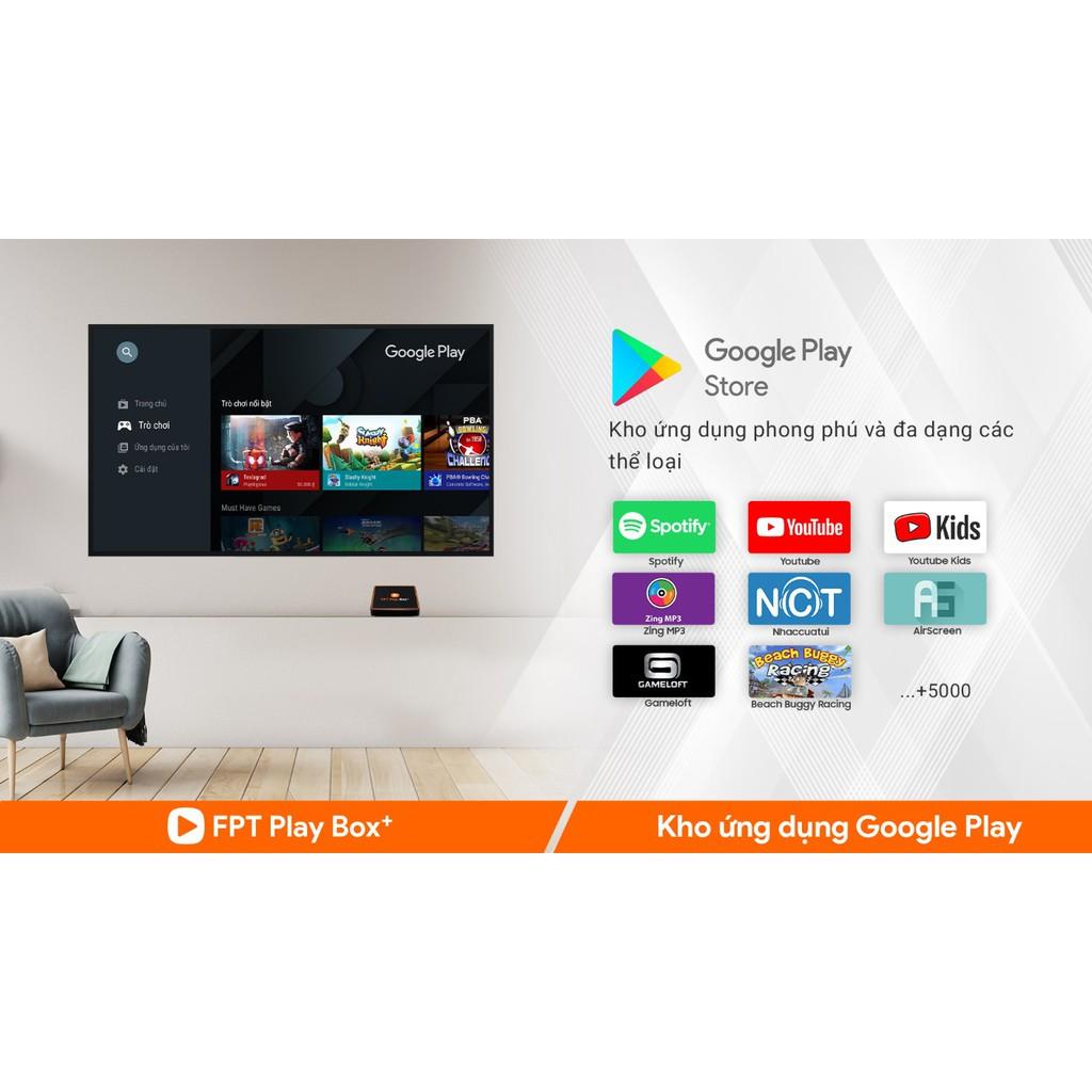 FPT Play Box 2020 plus 4K mã T550 Đầu thu Fpt box 2020 Smart box Fpt - Hàng Chính Hãng