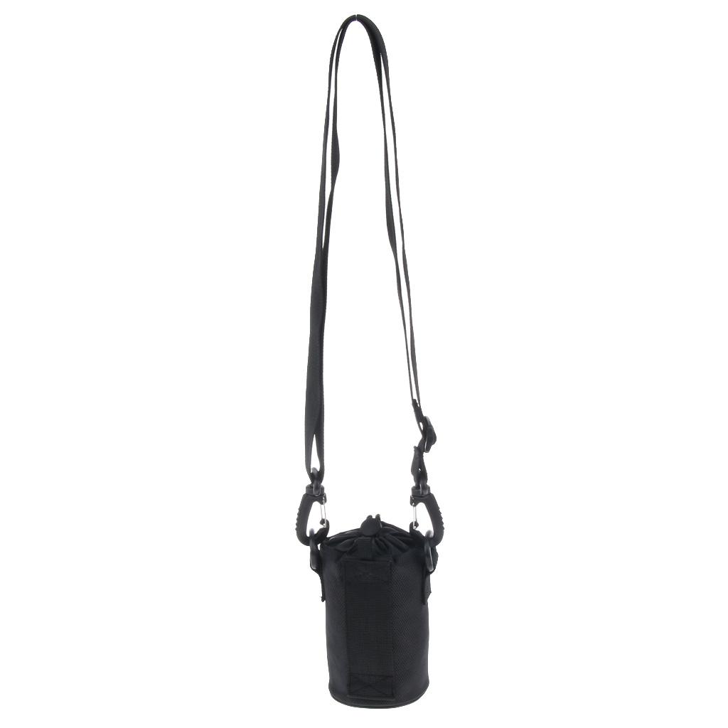 Oxford Sports Water Bottle Sleeve Holder Bag Shoulder Strap Pouch