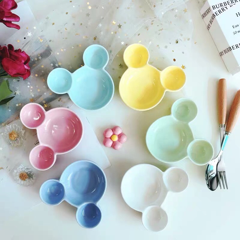 Dĩa Sứ Hình Mickey Dung Tích 50ml