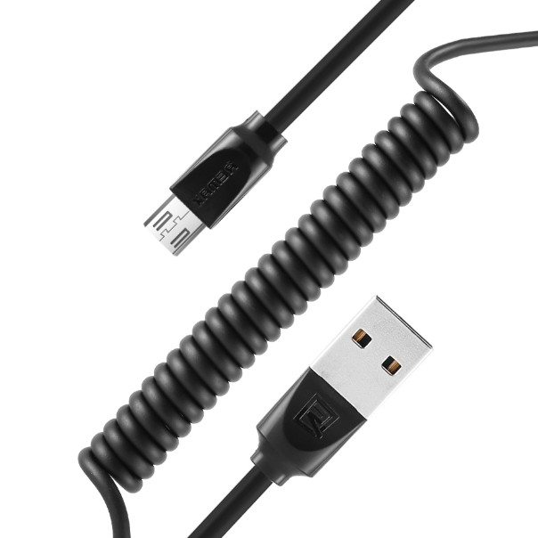 Dây cáp sạc lò xo Remax Rc-117m cổng Micro USB