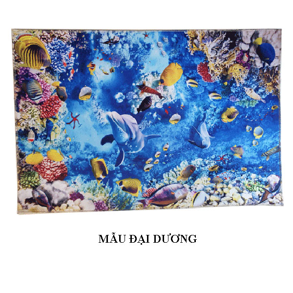 Thảm Lót Sàn Trang Trí Chống Trượt 4 Mẫu Đại Dương