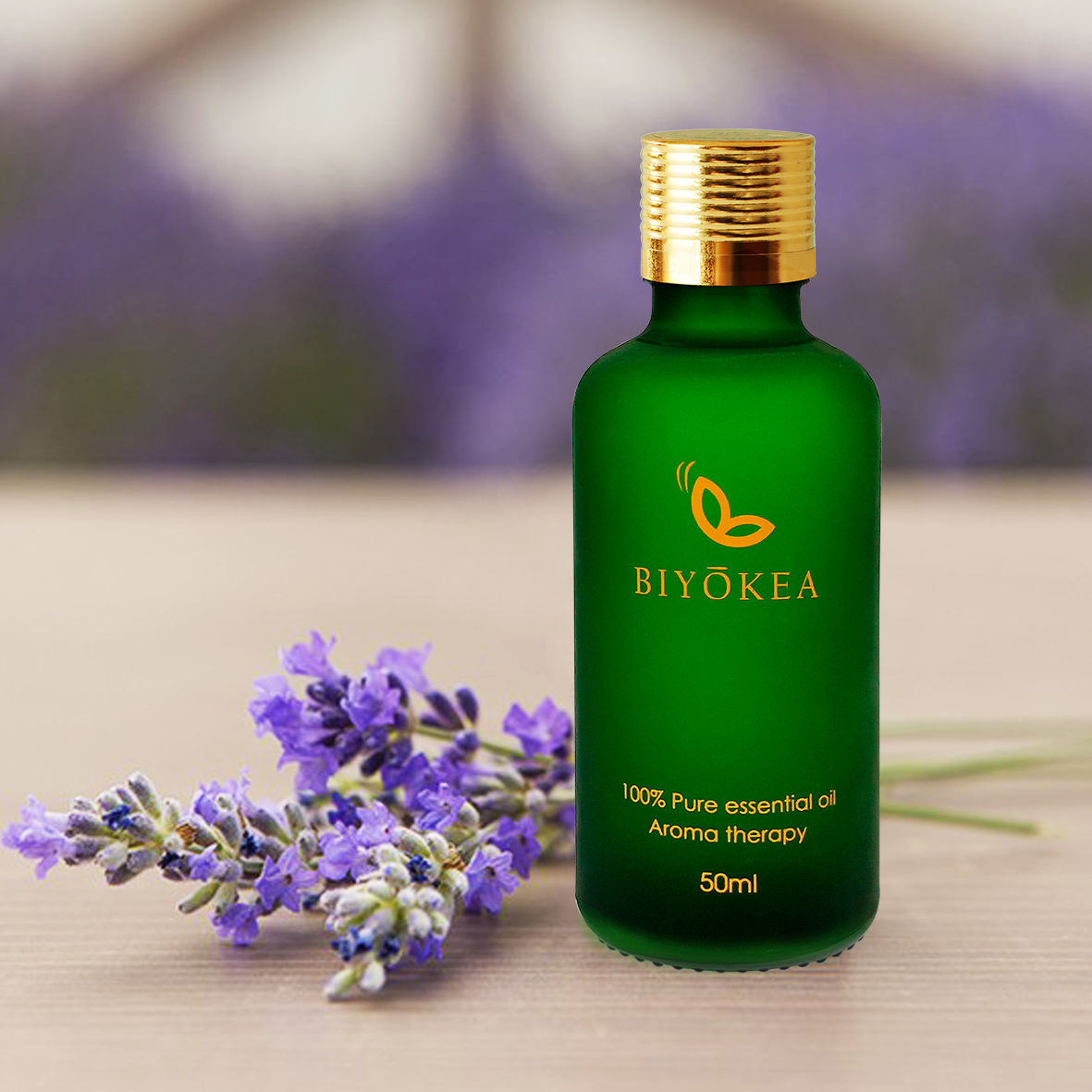 Tinh dầu Oải Hương (Lavender) xông hương thư giãn giảm stress, dễ ngủ 50ml Biyokea