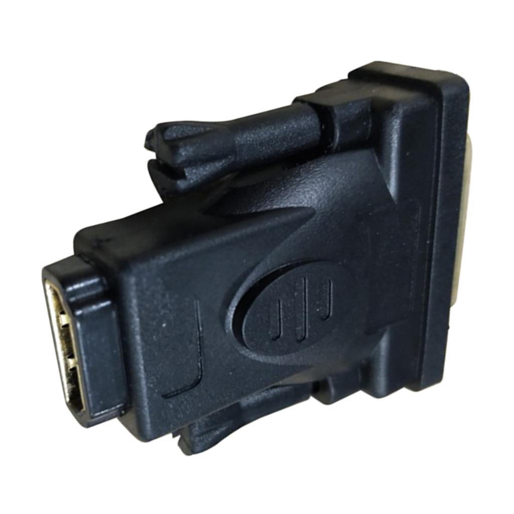 Gold-Plated DVI Male To HDMI Female Adapter For HDTV