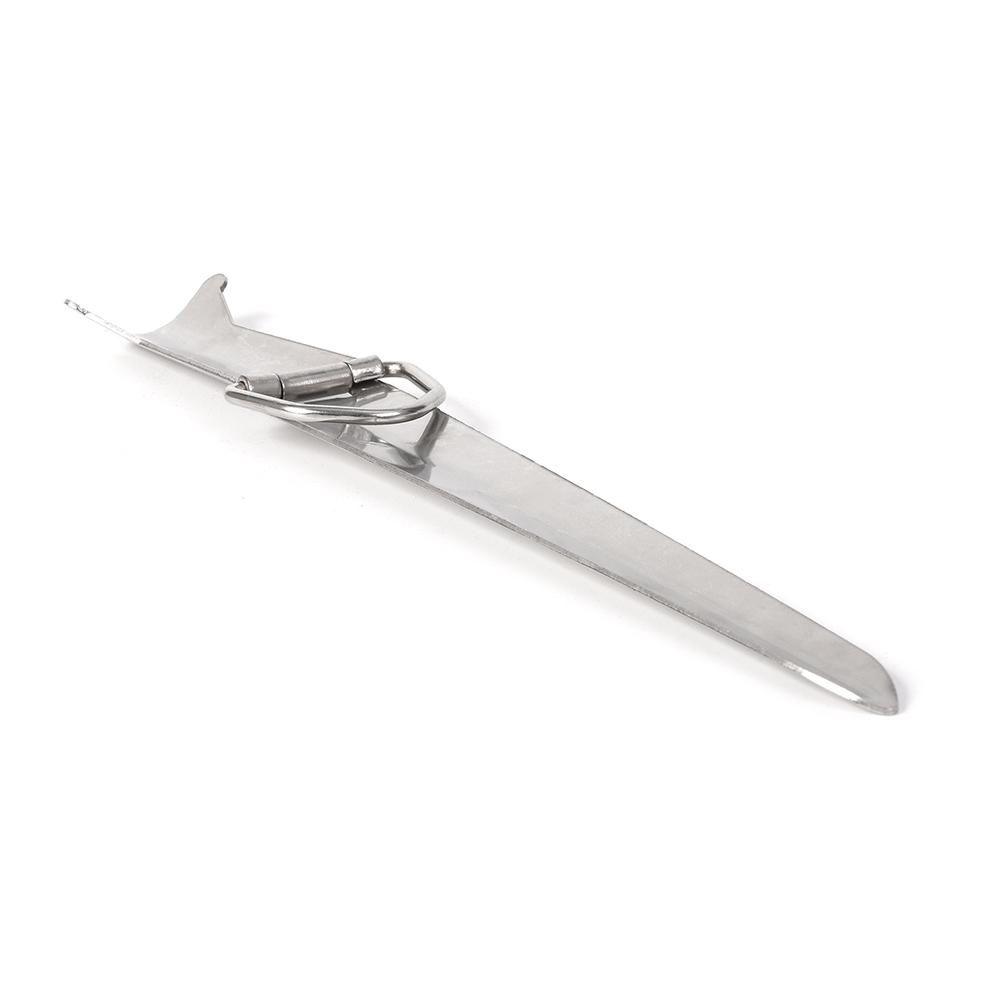 Cần câu cá gấp bằng thép không gỉ 12 inch