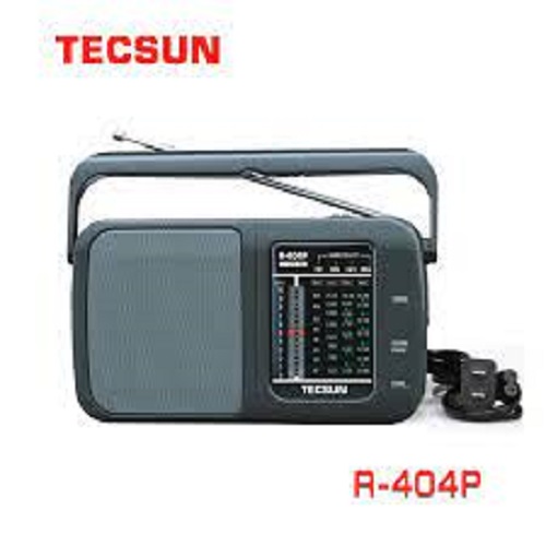 ĐÀI RADIO 4 BĂNG TẦN  TECSUN R-404P  có cắm nguồn điện 220V