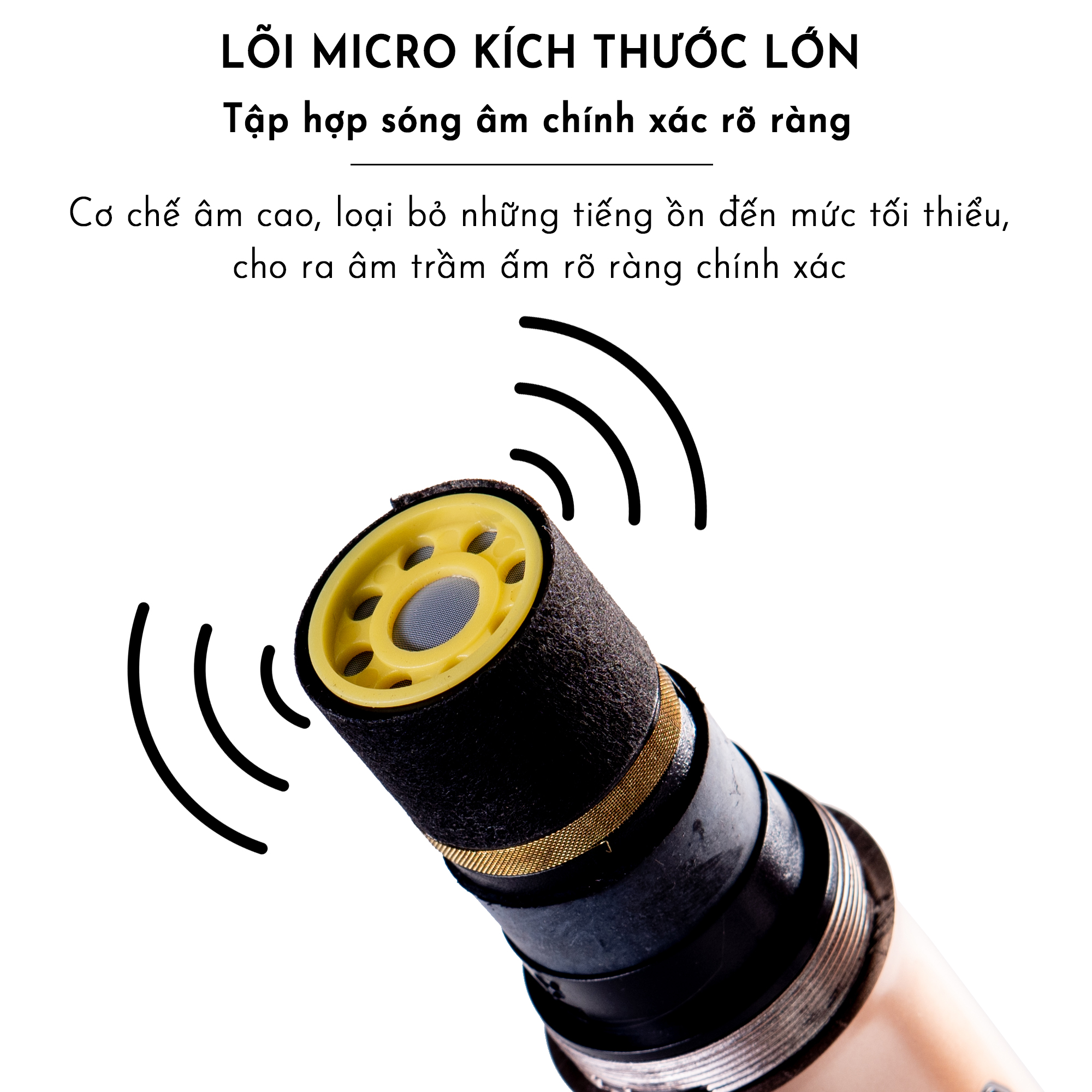 Micro karaoke không dây cao cấp JSJ-W121 Hàng Chính Hãng