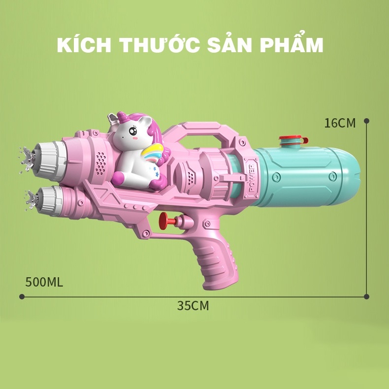 Súng Phun Nước, Đồ Chơi Súng Nước Cho Bé, Đồ Chơi Vận Động Ngoài Trời, Đồ Chơi Trẻ Em