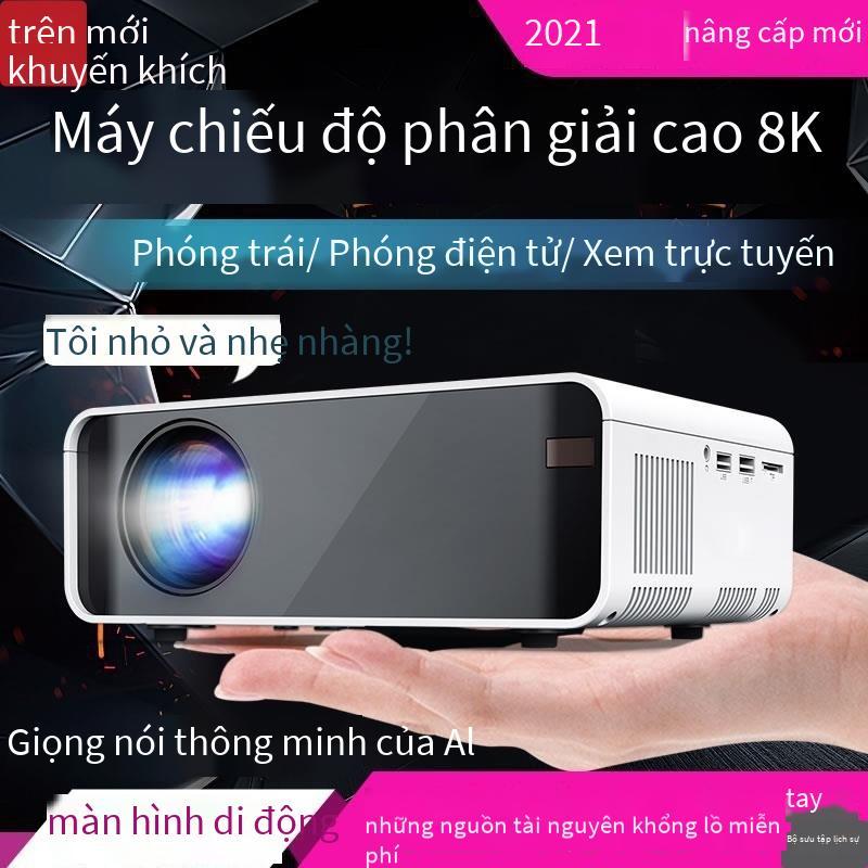 Giá thấp nhất 4K độ nét cực cao máy chiếu mới gia đình phòng ngủ ban ngày máy chiếu tường tất cả trong một văn phòng wifi thông minh 108