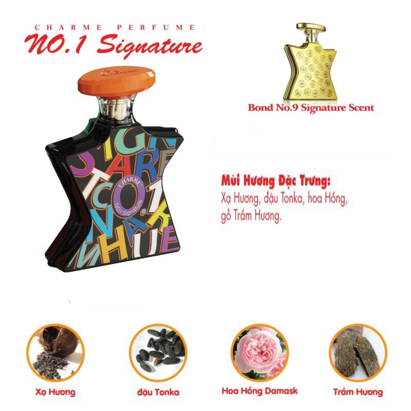 Nước Hoa Charme No.1 Signature 100ml