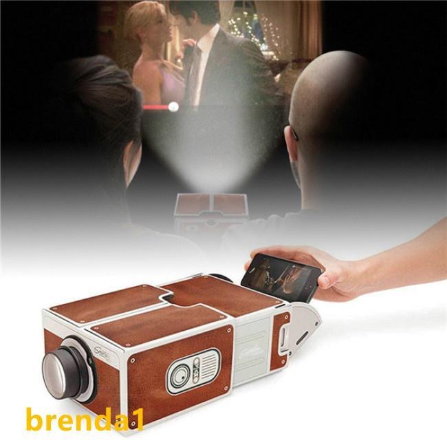 Máy Chiếu 3D Mini DIY Có Thể Điều Chỉnh Cho Điện Thoại Di Động