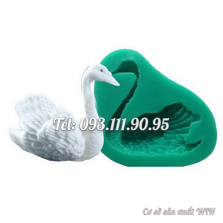 Khuôn rau câu silicon Thiên Nga – Mã số 1671