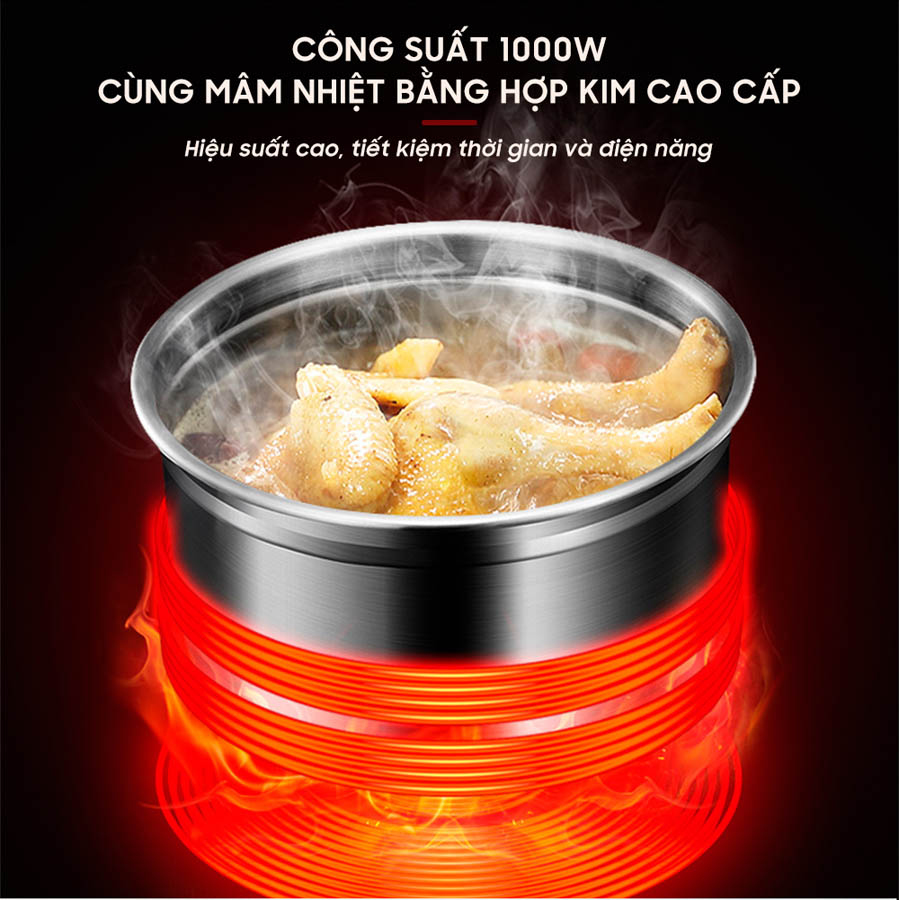 Nồi Áp Suất Điện Nagakawa NAG0205 (6.0 Lít) - Hàng Chính Hãng