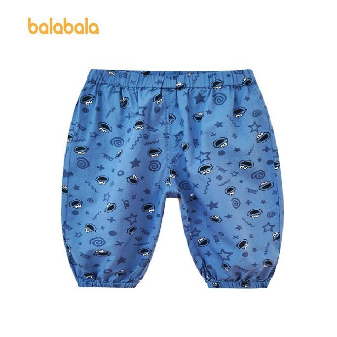 (GIAO HÀNG SAU 6/8) Quần dài bé trai mặc hè hãng Balabala 20122110810300388 màu xanh dương