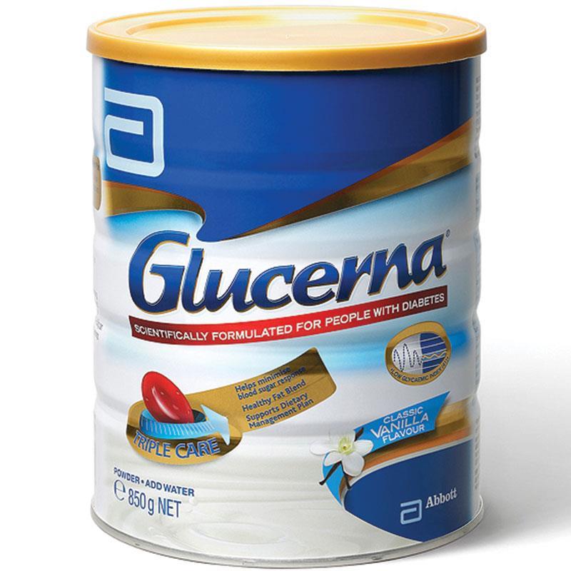 Sữa dành cho người tiểu đường Glucerna Vanilla Abbott Úc Bổ sung đầy đủ dinh dưỡng và cân bằng đường huyết - QuaTangMe Extaste - Combo 3 Hộp