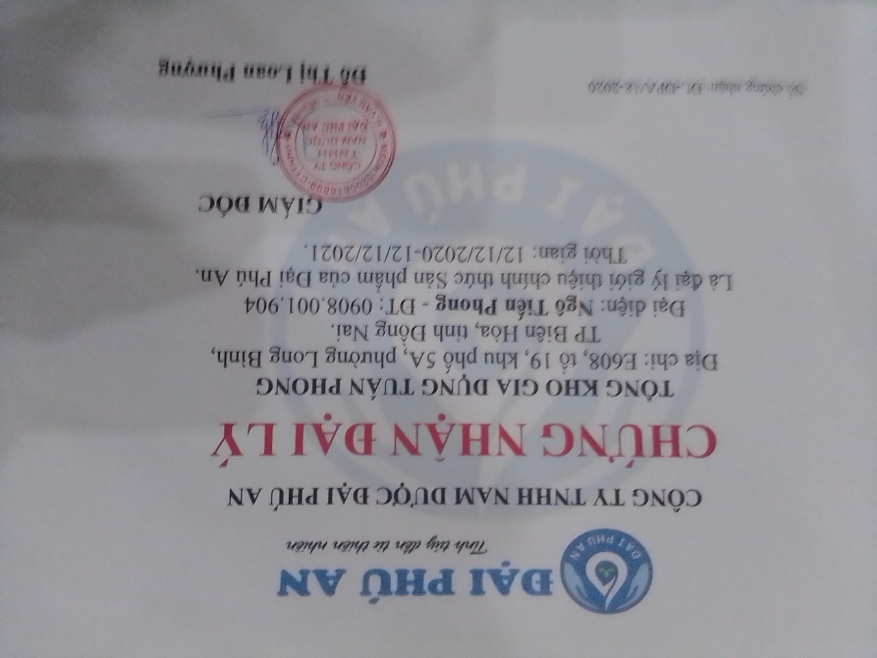 Tinh Dầu Thực Vật Đại Phú An Hỗ Trợ Xương Khớp
